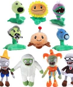 JHESAO 10 PCS Peluches de Plantas y Zombies PVZ Peluches