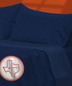 TEXAS LINEN CO. Juego de sábanas de -Azul marino