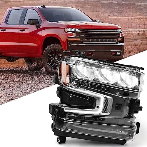 Faros delanteros Huray para Chevy Silverado 2019 2020 2021