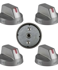 Paquete de 5 Perillas de Repuesto para Estufa Negras