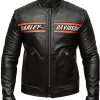 Chamarra de Cuero Negro para Hombre Homestoreuk TJVZ de