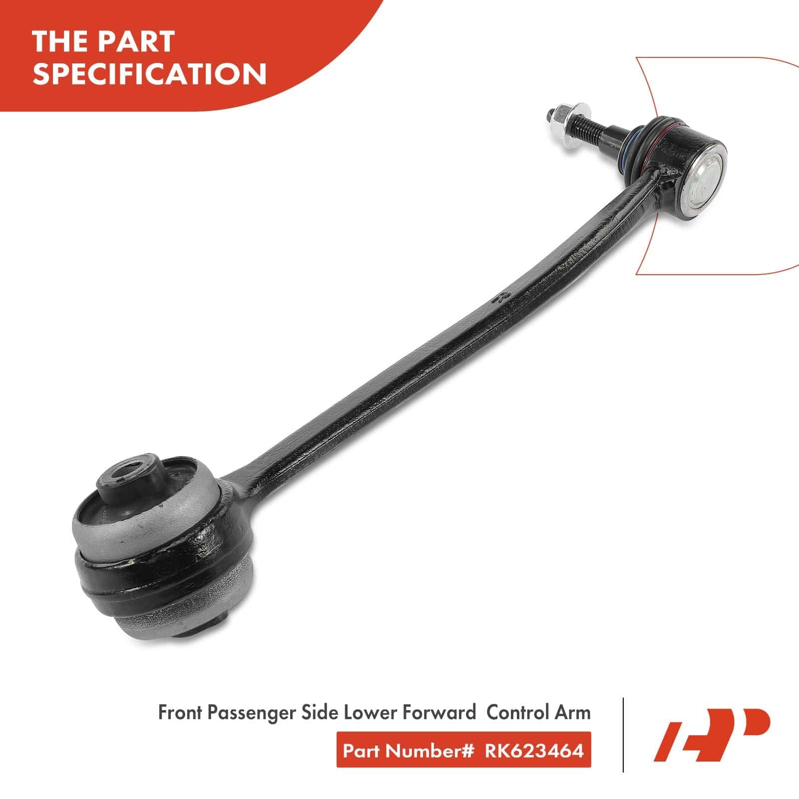 Brazo de control inferior hacia adelante derecho A-Premium, - Imagen 4