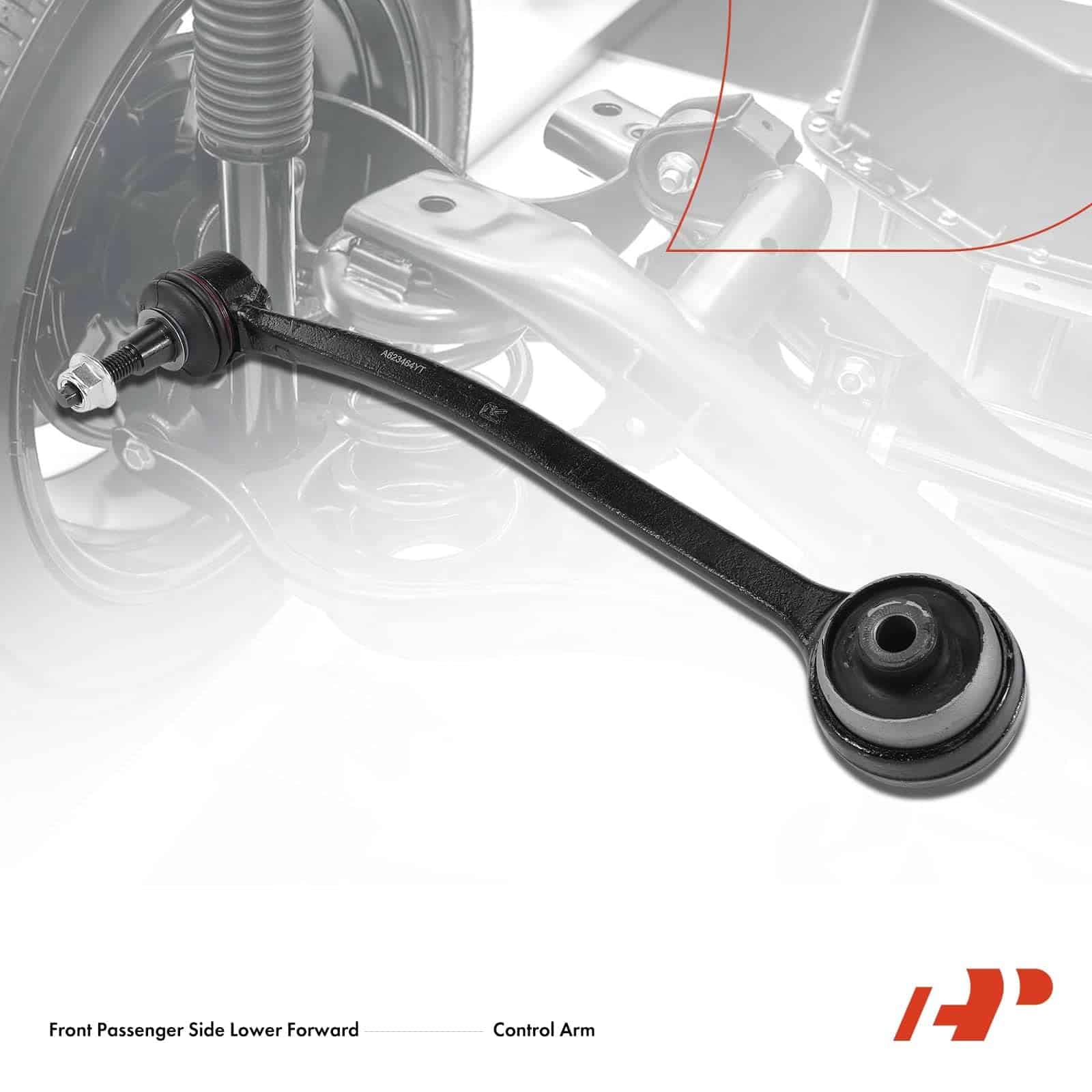 Brazo de control inferior hacia adelante derecho A-Premium, - Imagen 3