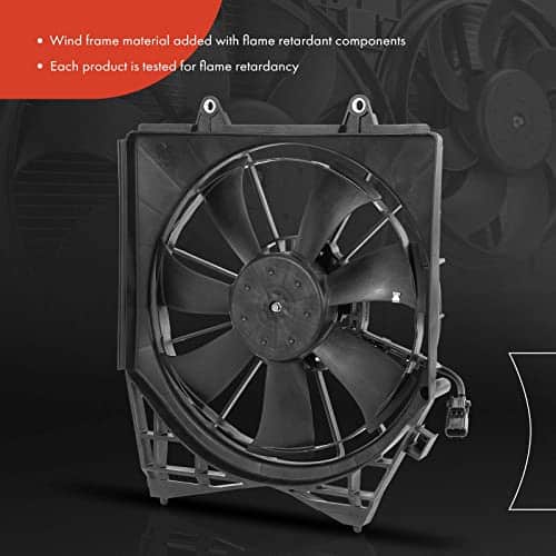 Ensamble del ventilador del condensador de A/C derecho - Imagen 4