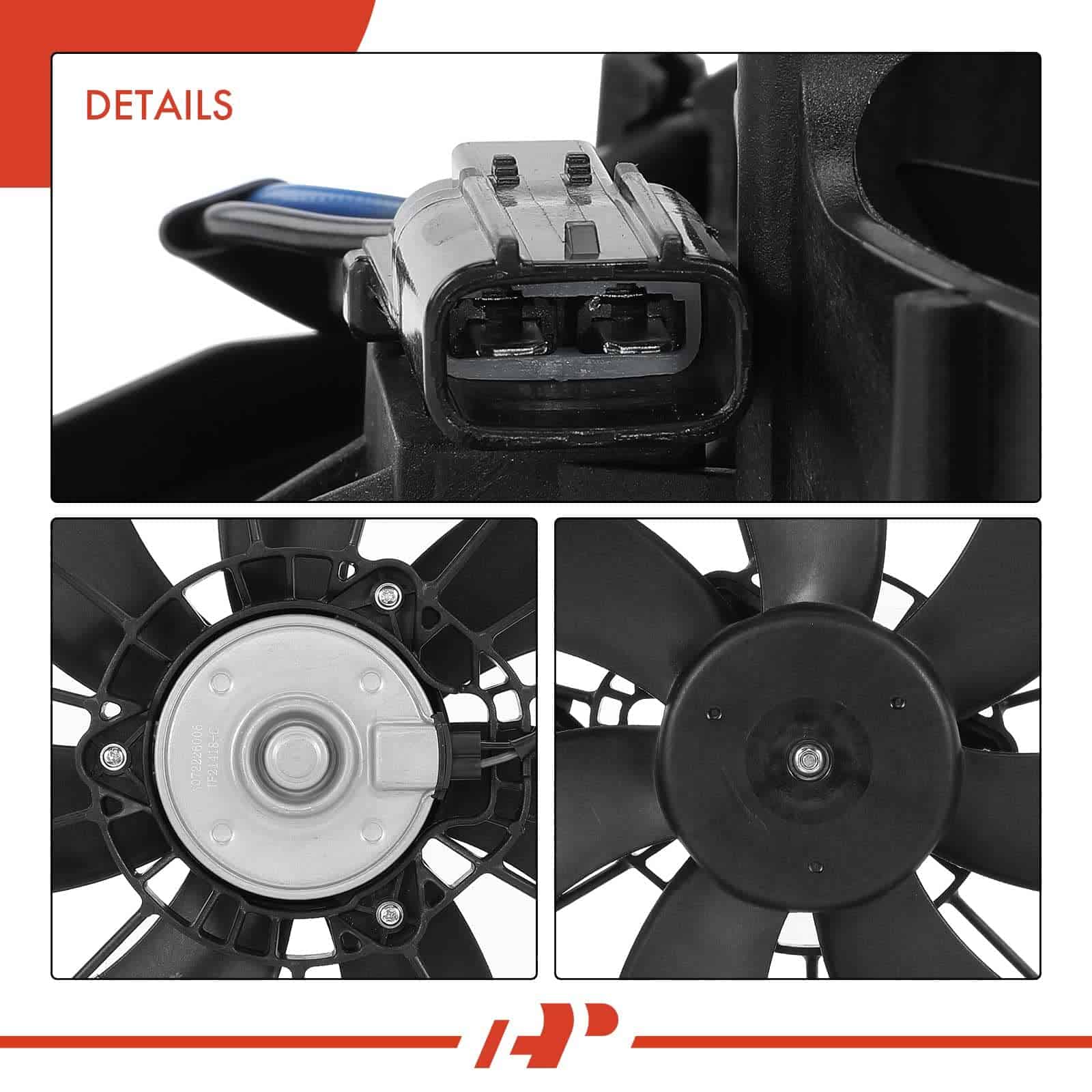 Ensamble de Ventilador del Condensador de A/C A-Premium - Imagen 8