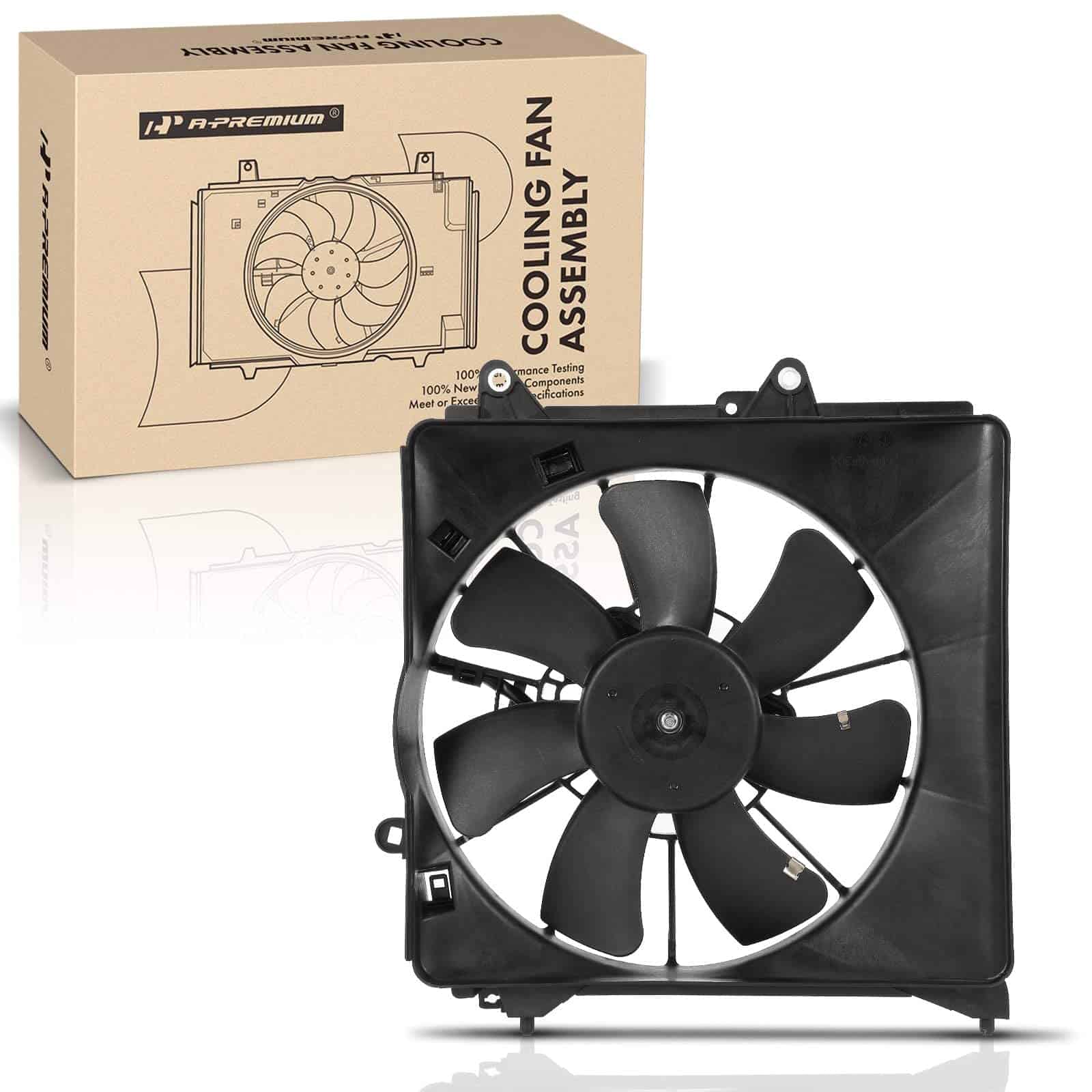 Ensamble de Ventilador del Condensador de A/C A-Premium