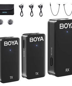 Micrófono Lavalier Inalámbrico GLGLMA, Sistema de Micrófono