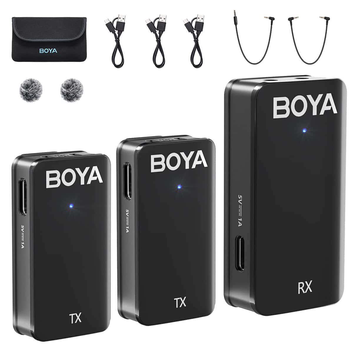 Micrófono Lavalier Inalámbrico GLGLMA, Sistema de Micrófono