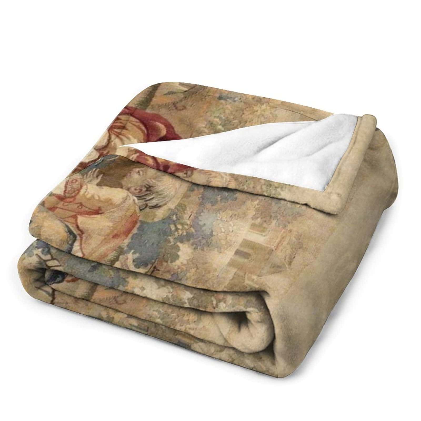 Manta de Tiro de Franela con Estampado de Tapicería - Imagen 5