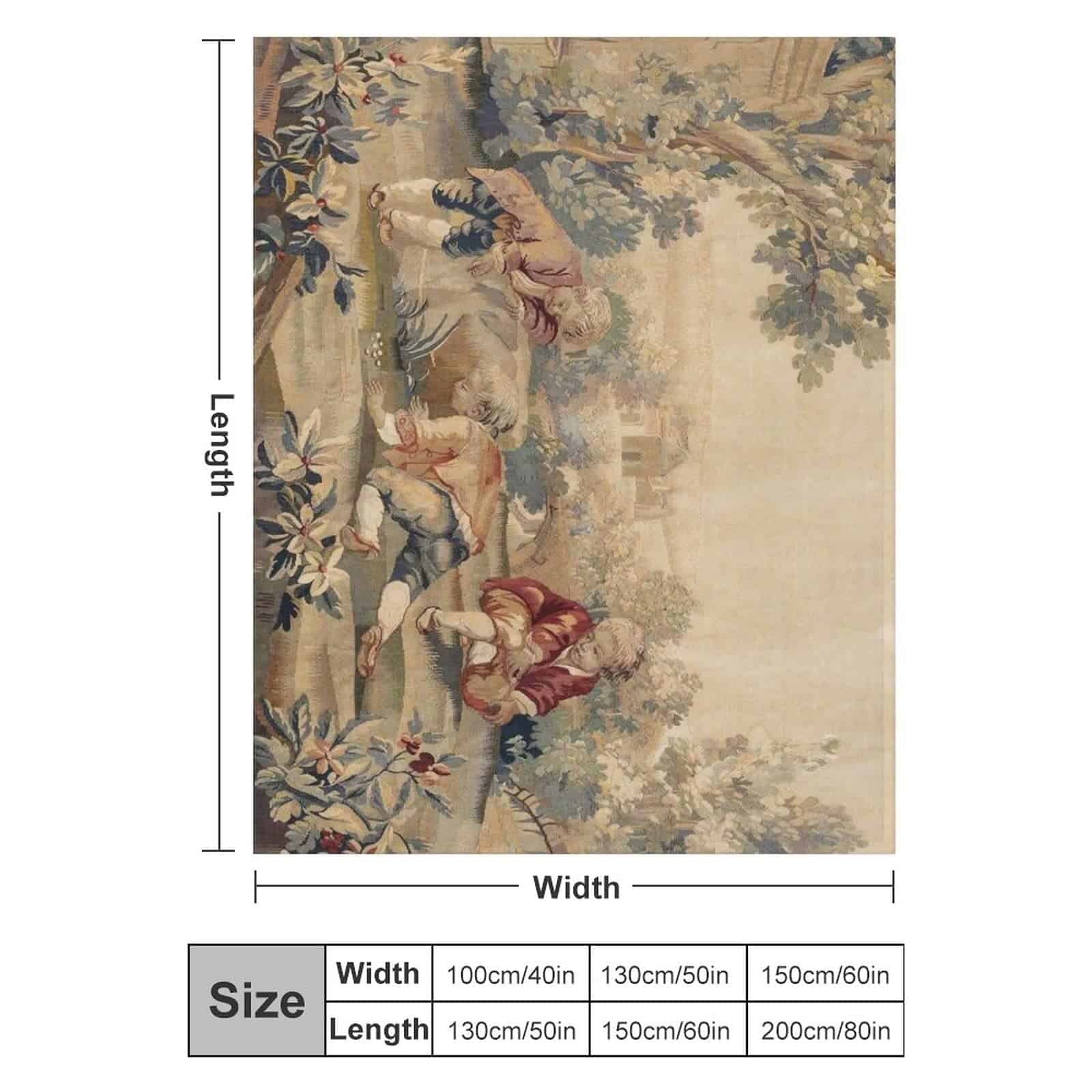 Manta de Tiro de Franela con Estampado de Tapicería - Imagen 4