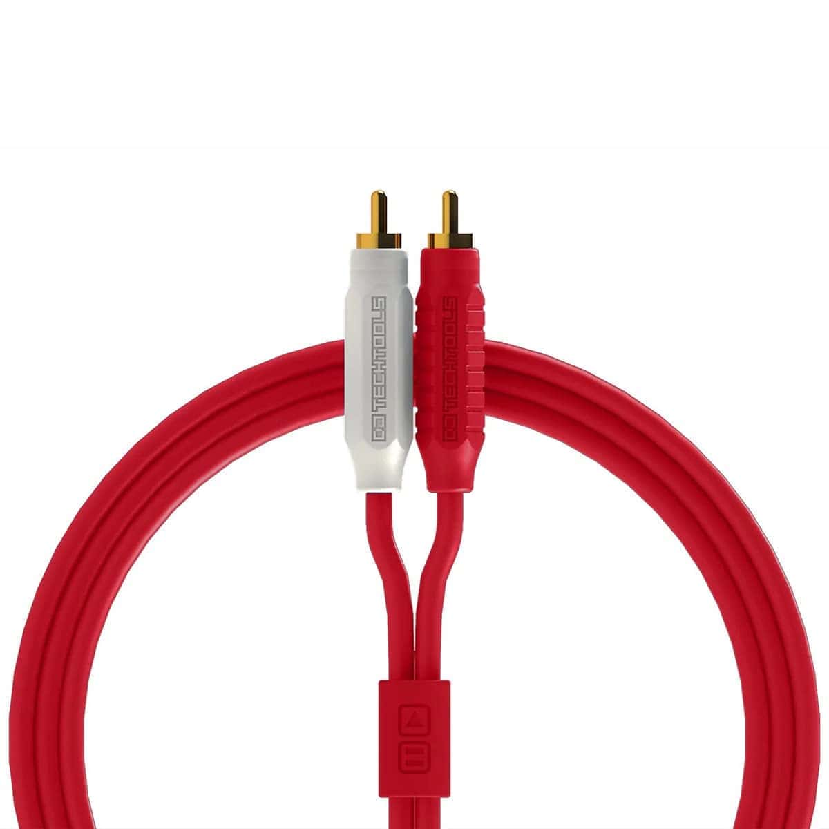 Cables de Audio DJ TechTools Chroma 2.0: 2M RCA a RCA (Rojo)