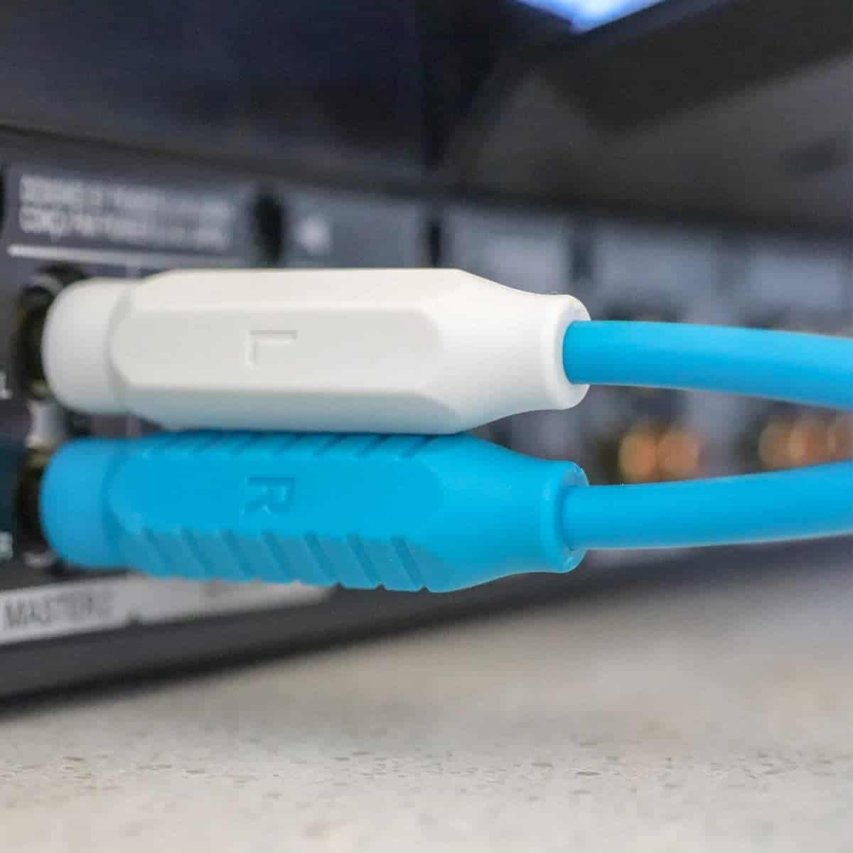 Cables de Audio Chroma DJ TechTools 2.0: 2M RCA a RCA (Azul) - Imagen 5