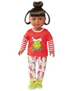 Muñeca de 18 pulgadas con poseable Grinch Sleepover My Life
