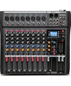 Mezclador de Audio BOMGE CTX 8/12/16 Canales con Consola de