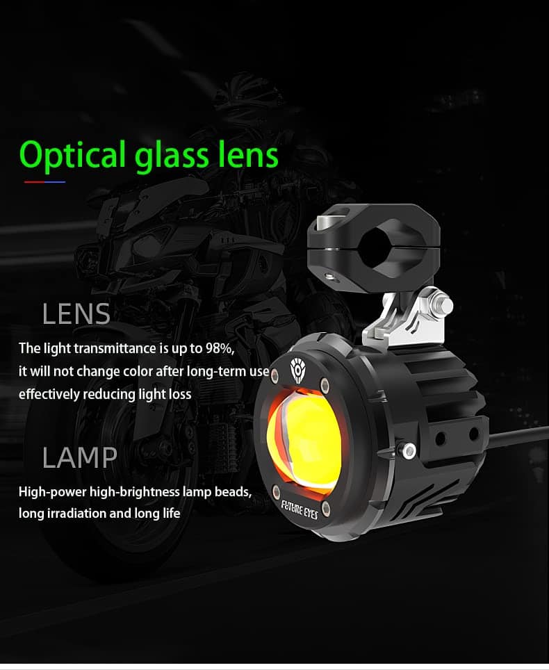 Foco de Motocicleta XHYE F20P Led Luz de Niebla Luz de - Imagen 6