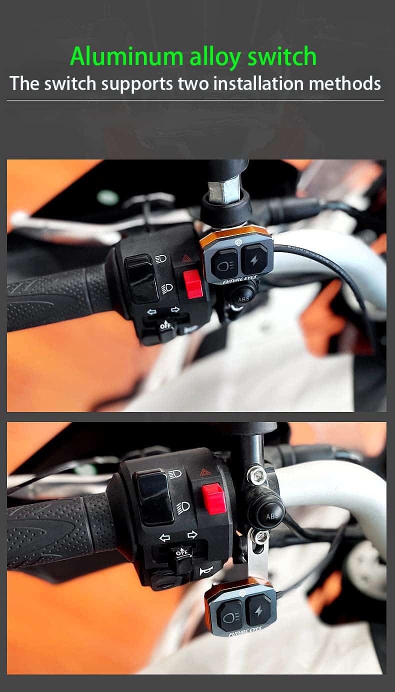 Foco de Motocicleta XHYE F20P Led Luz de Niebla Luz de - Imagen 9