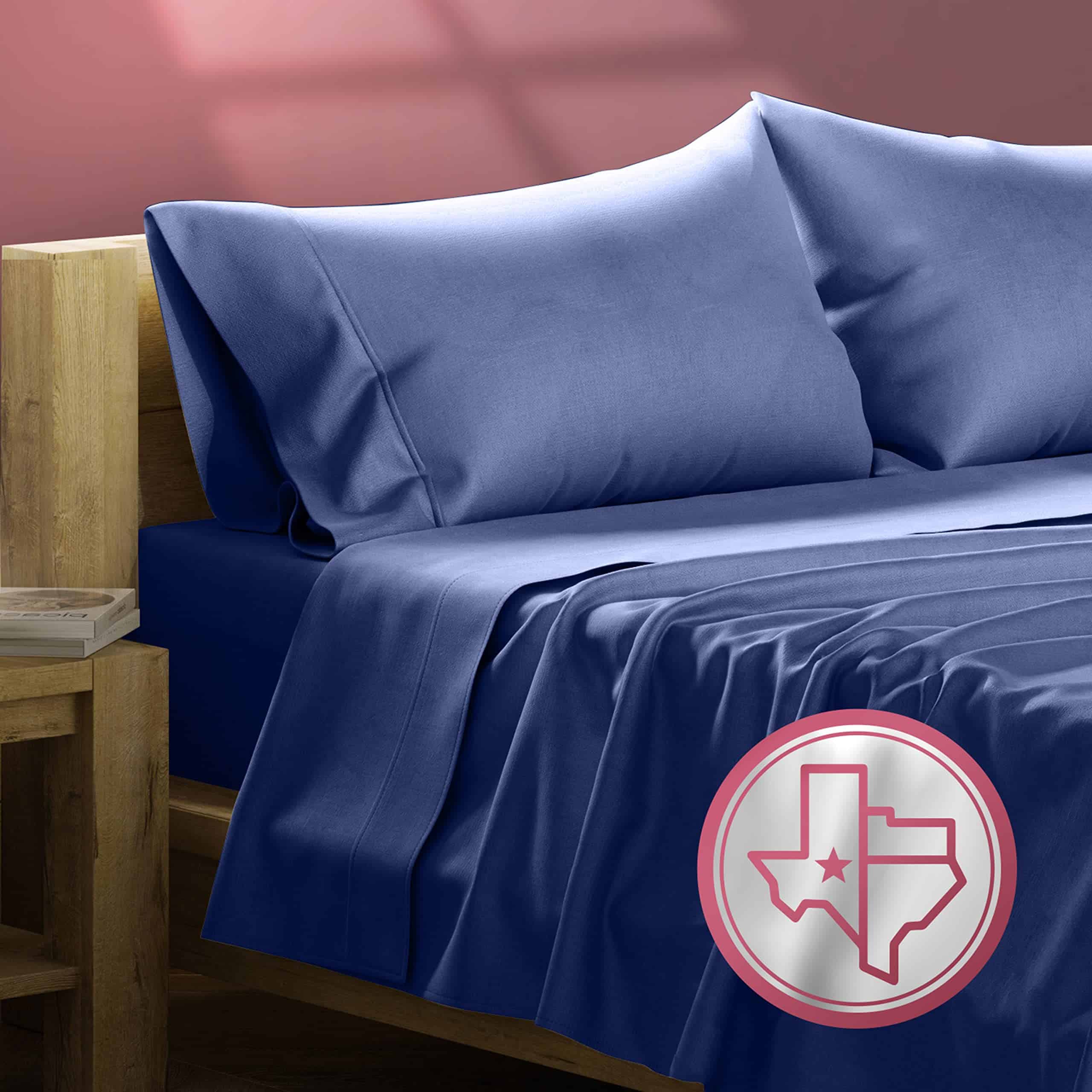 Juego de sábanas Texas Linen Co. 800 TC de algodón egipcio