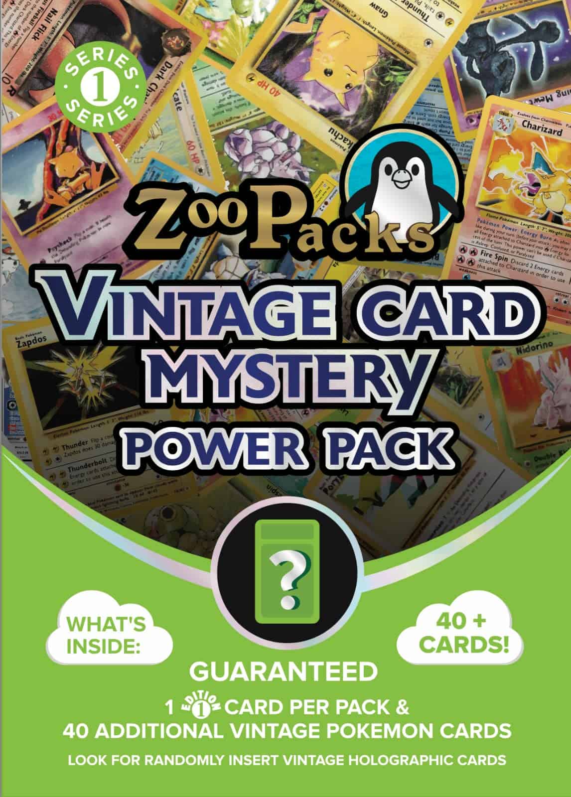 Lote de 40 Cartas Vintage 1999 de Zoo Packs TCG - ¡1 Carta