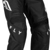 Pantalones Fly Racing 2023 Adultos F-16 (Negro/Blanco, 26)