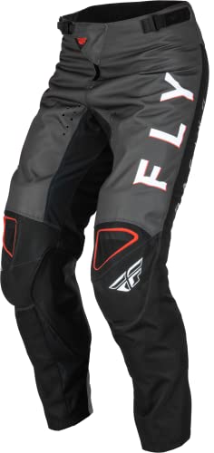 Pantalones Fly Racing 2023 Adult Kinetic Kore (Negro/Gris, - Imagen 5