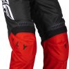 Pantalones Fly Racing 2023 Adultos F-16 (Rojo/Negro/Blanco,
