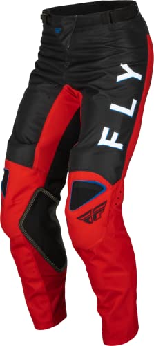 Pantalones Fly Racing 2023 Adult Kinetic Kore (Rojo/Gris, - Imagen 5
