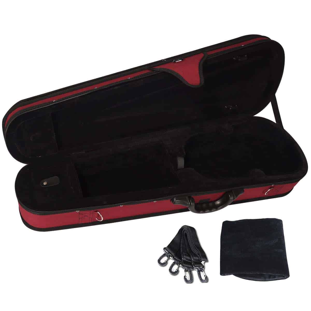 Estuche rígido para violín de tamaño completo 4/4, forma - Imagen 4