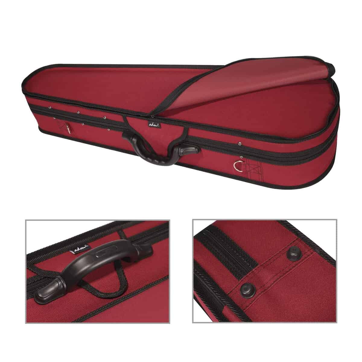 Estuche rígido para violín de tamaño completo 4/4, forma - Imagen 7