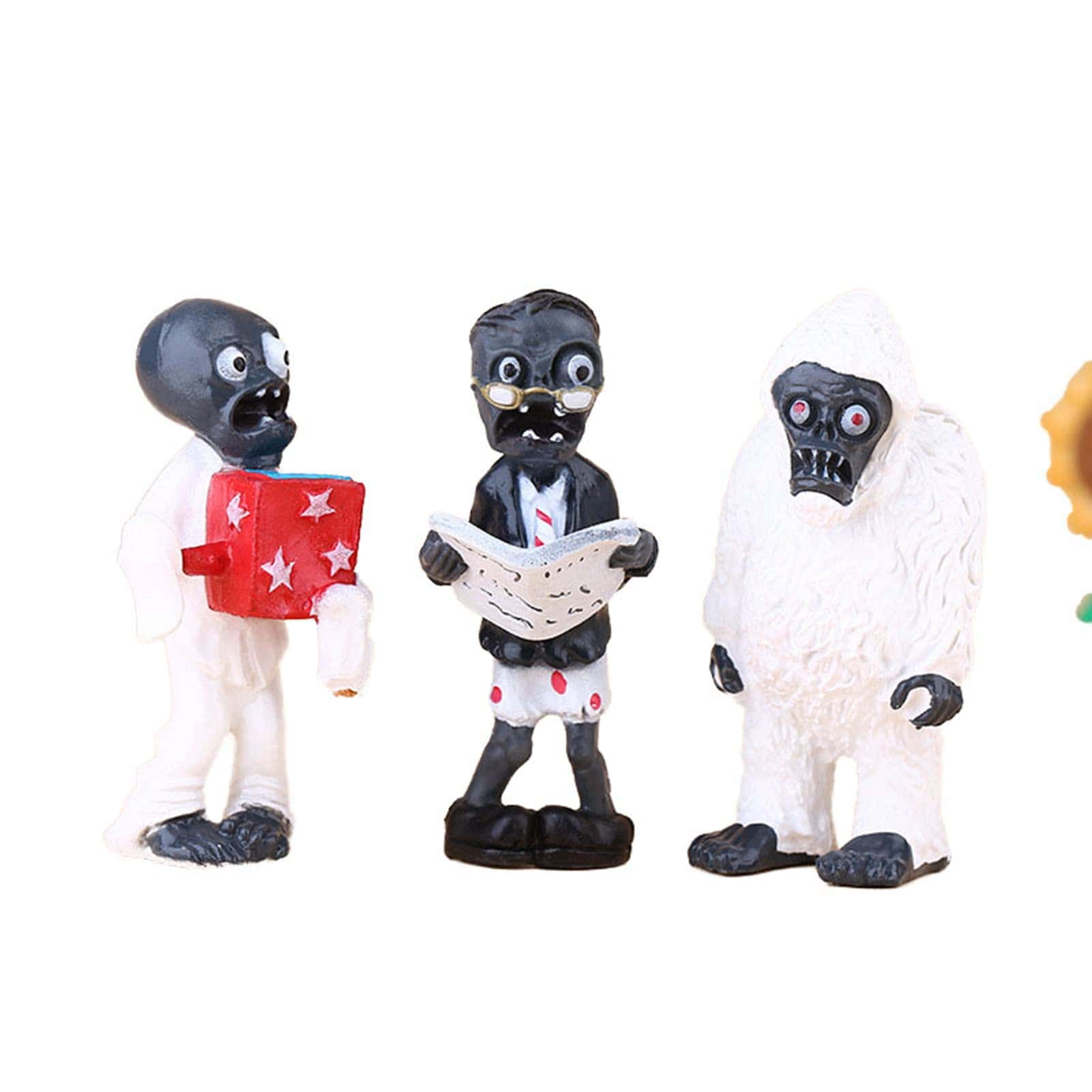 JHESAO 22 PCS Plants PVZ Set de Juguetes Figuras de Zombies - Imagen 5