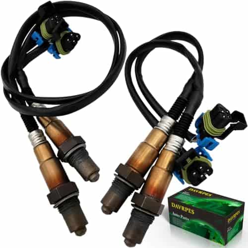 DAVRPES 4PCS 234-4815 234-4816 Sensor de oxígeno arriba y