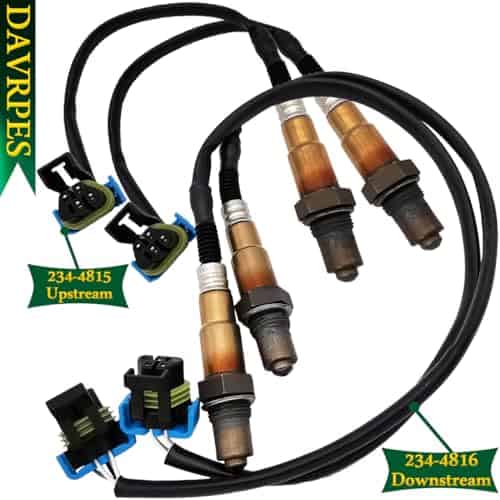 DAVRPES 4PCS 234-4815 234-4816 Sensor de oxígeno arriba y - Imagen 3