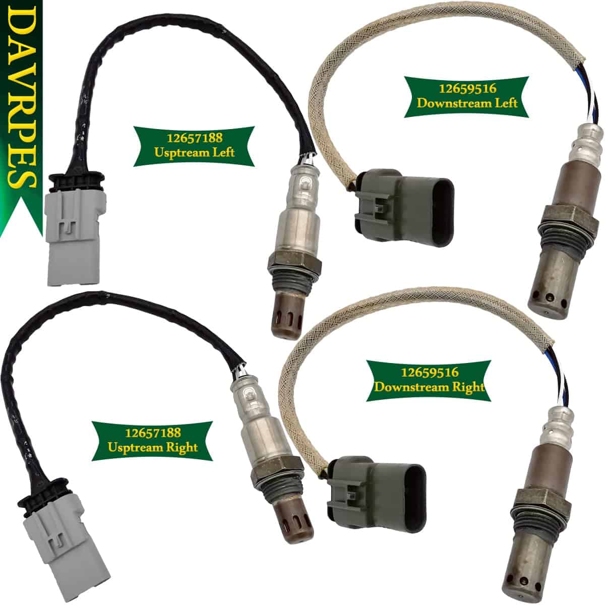 DAVRPES 4PCS 234-4940 234-4974 Sensor de Oxígeno Abajo y - Imagen 3