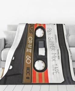 Manta de Lana Retro Vintage de Estilo de Moda de los 80s o