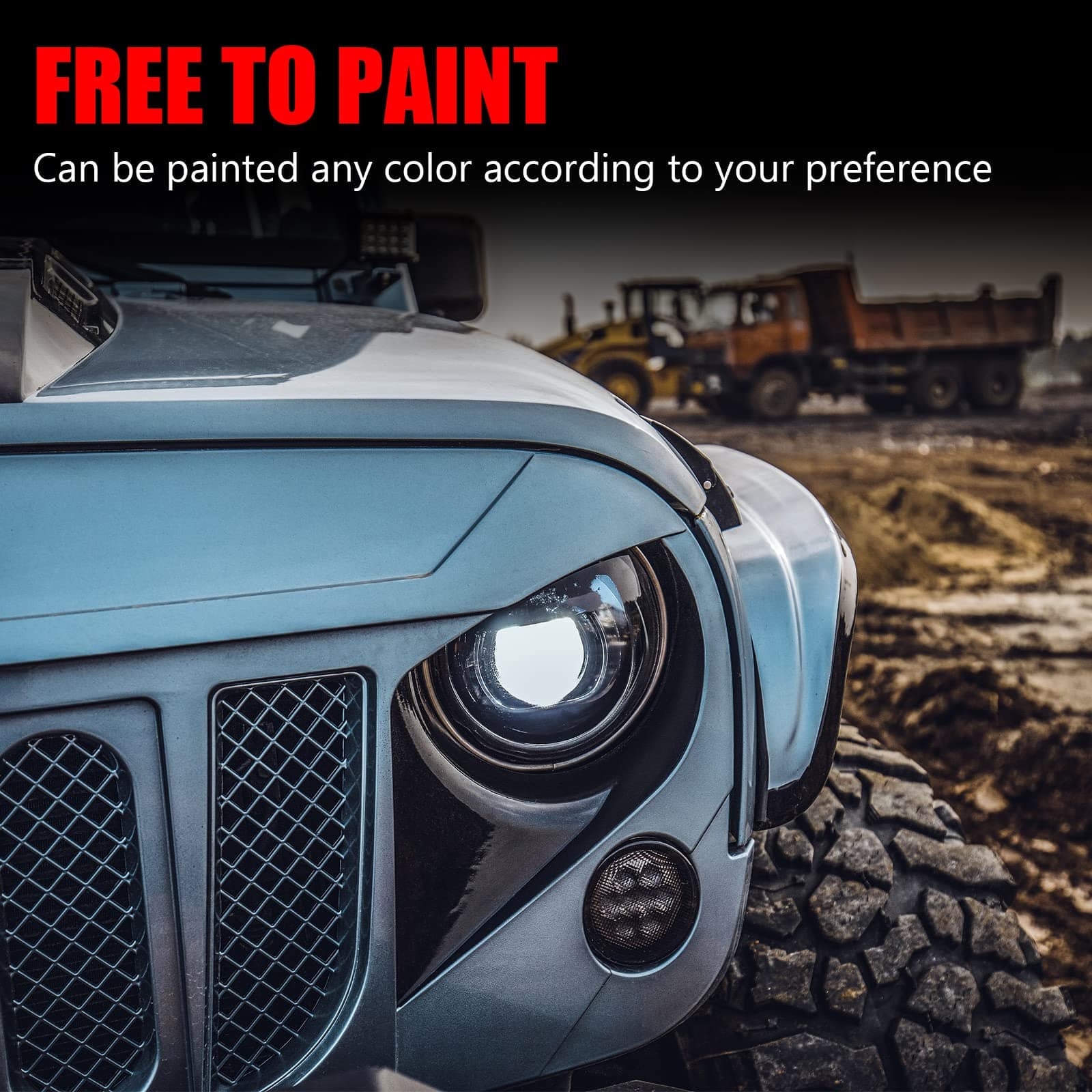 Rejilla Delantera DKMGHT con Rejilla de Malla Color Negro - Imagen 4