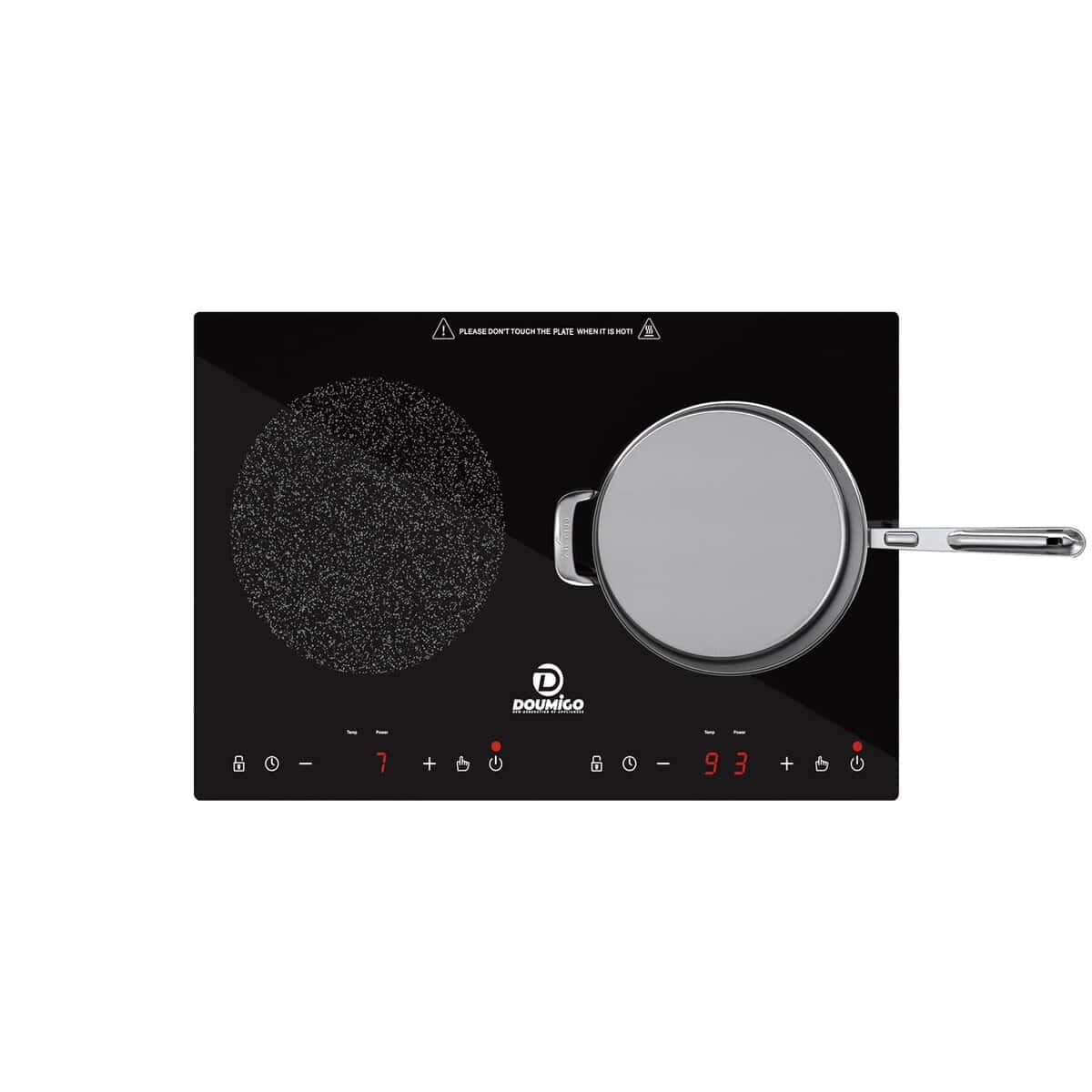 Placa de inducción Doumigo, 120V 2 quemadores Estufa - Imagen 7
