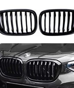 Rejilla de riñón estilo rendimiento negro Compatible con X3