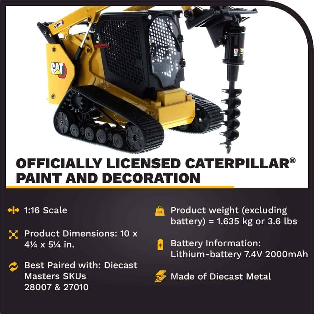 Diecast Masters RC Cat 297D2 Multi Terrain Loader | Loader - Imagen 3