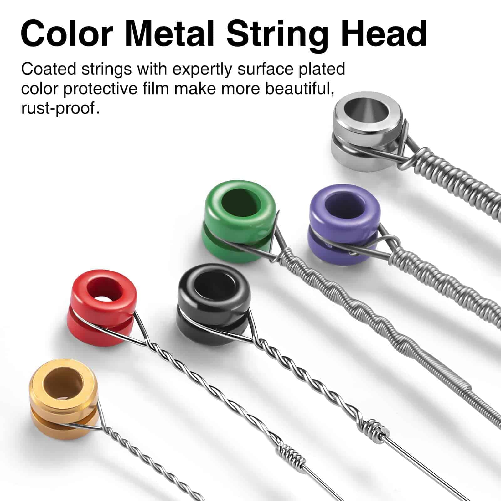 Cuerdas de Guitarra Eléctrica POGOLAB - Set de 6 Cuerdas - - Imagen 4