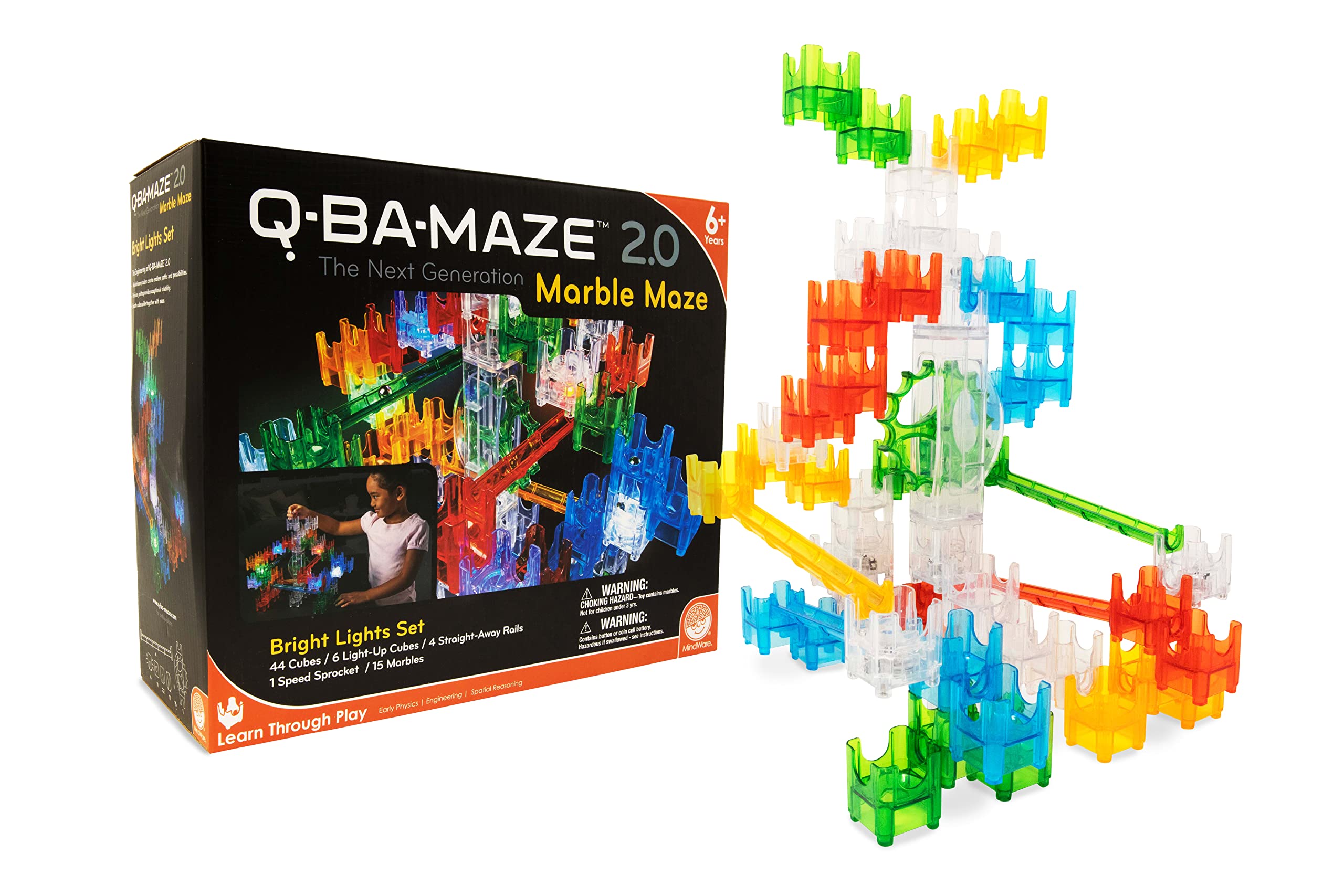 MindWare Q-BA-Maze Bright Lights - Juego de Laberinto de