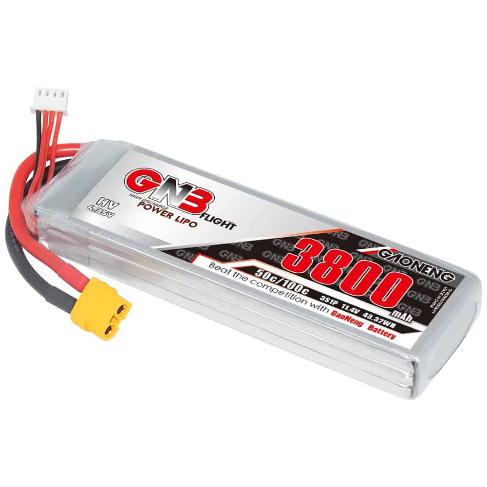 Batería LiPo de Alta Tensión GAONENG GNB 3S 11.4V 3800mAh