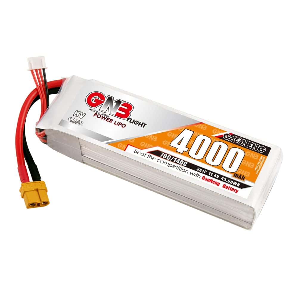 Batería LiPo GAONENG GNB 3S 11.4V 4000mAh 70C 140C para