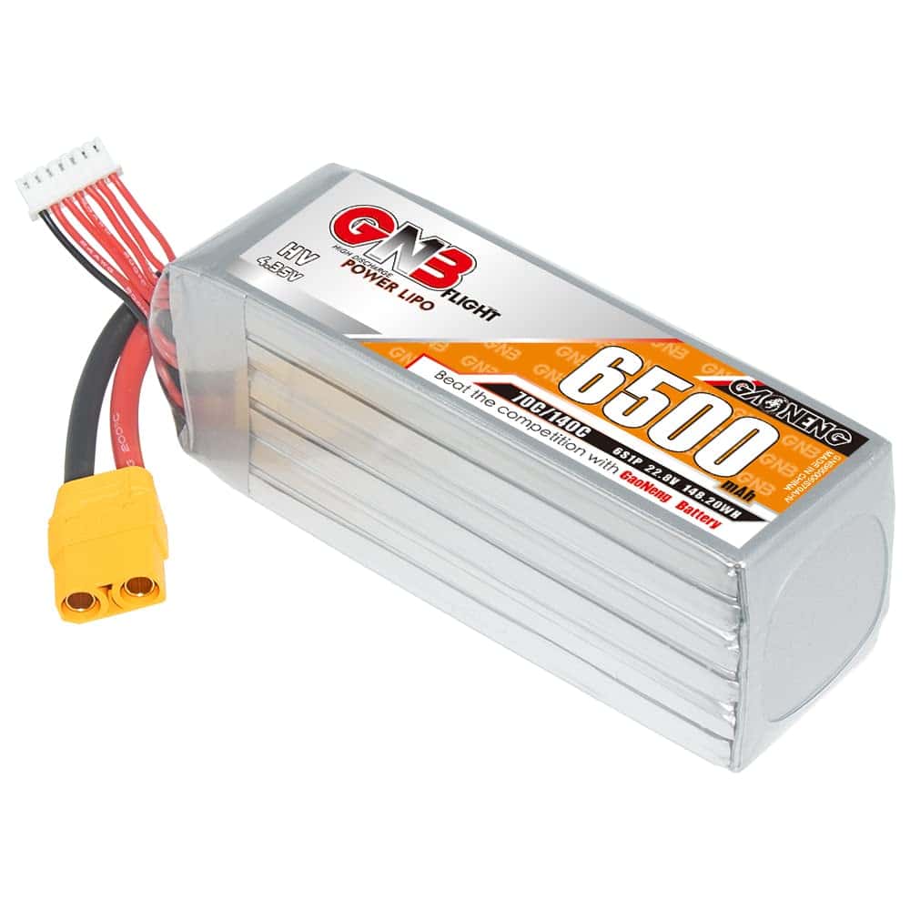 Batería LiPo GAONENG GNB 6S LiHV 6500mAh 22.8V 70C 140C con
