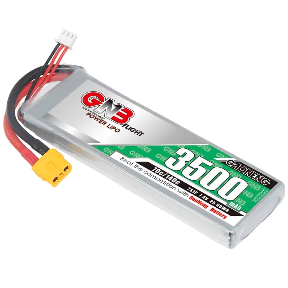 Batería LiPo GAONENG GNB 3500mAh 2S 7.4V 70C 140C con