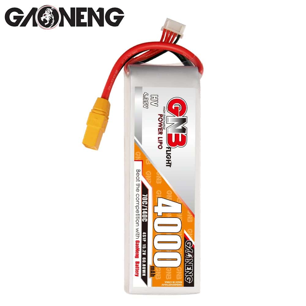 Batería LiPo LiHV GNB 4S XT90 4000mAh 70C 140C 15.2V para - Imagen 3