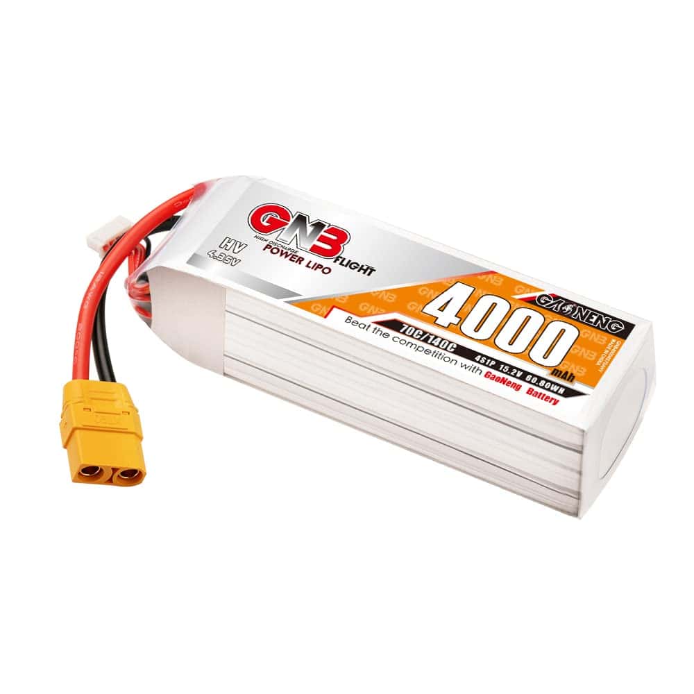 Batería LiPo LiHV GNB 4S XT90 4000mAh 70C 140C 15.2V para
