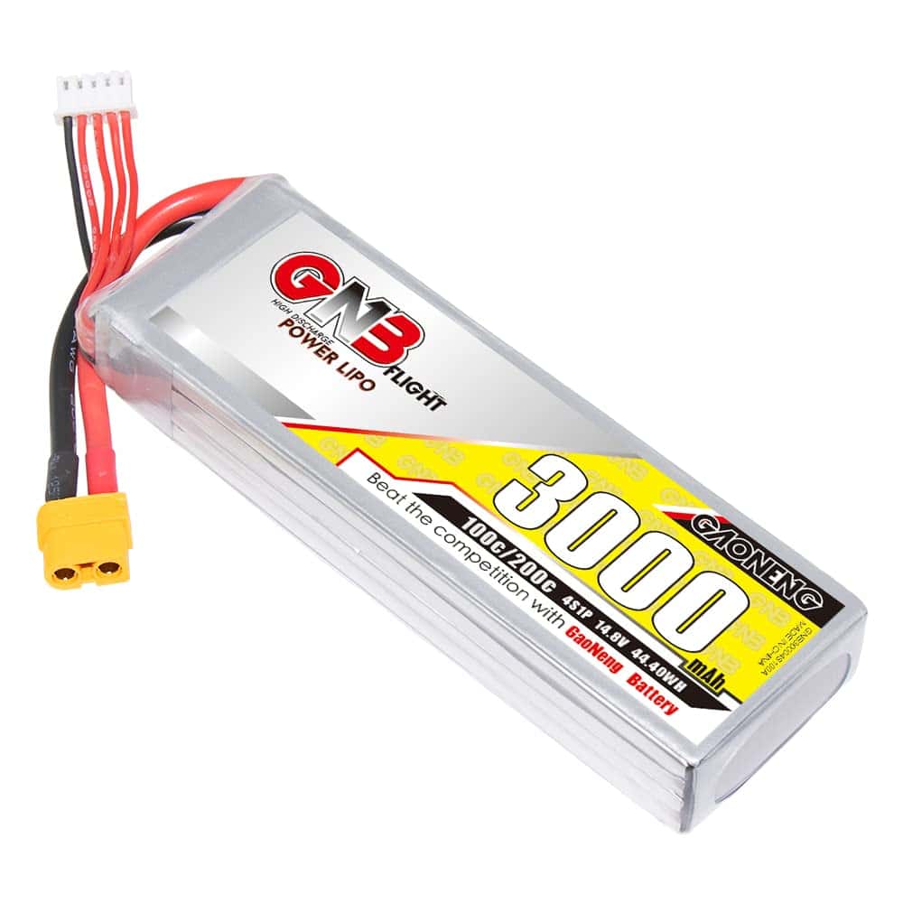 Batería LiPo GAONENG GNB 3000mAh 4S 14.8V 100C XT60 para