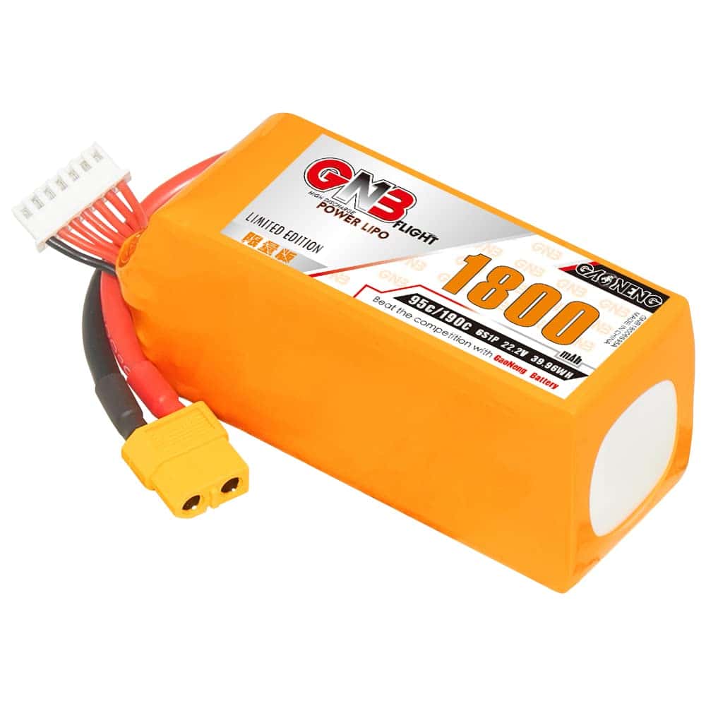 Batería LiPo GAONENG GNB 6S 1800mAh 22.2V 95C XT60