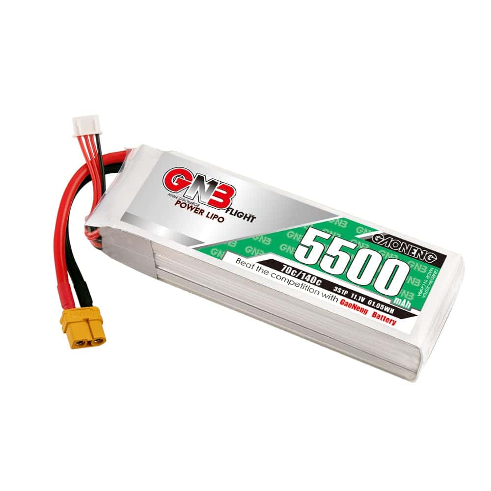 Batería LiPo GAONENG GNB 3S 11.1V 5500mAh 70C 140C XT60