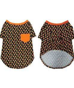 Playera de Halloween para Perros, Diseño de Candy Corn,