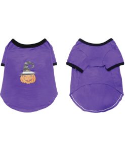 Camiseta de Halloween para Perros, Jack-O-Lantern, Talla